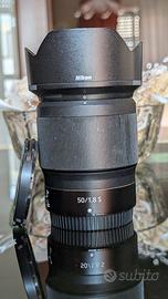 Nikon Z 50MM F1.8 S con scatola