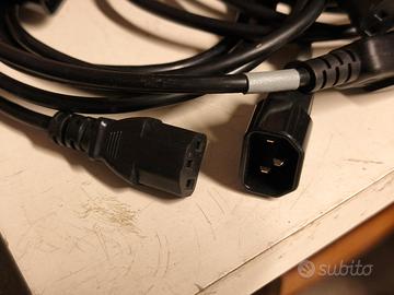 5x Stairville IEC Patch Cable 2,0m 1,0mm² 