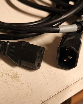 5x Stairville IEC Patch Cable 2,0m 1,0mm² 