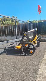 Trailer Rimorchio Bellelli bicicletta x 2 bambini