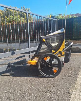Trailer Rimorchio Bellelli bicicletta x 2 bambini