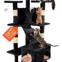 170cm con Doppia Cuccia per Gatti Adulti