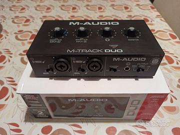 Scheda audio interfaccia USB M-AUDIO M-TRACK DUO