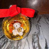 Palla di Natale in vetro con Teddy Thun
