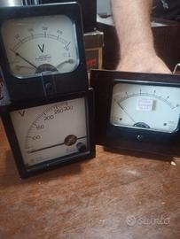 Set 03 di n. 3 strumenti di misurazione a quadro