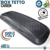 Box Tetto Auto Baule da Viaggio 480LT OMOLOGATO