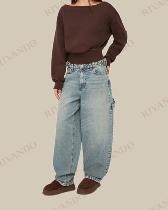Jeans balloon blu donna carpenter - Terranova