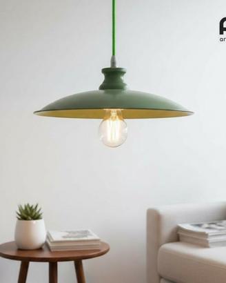 Sospensione stile vintage metallo lampadario E27