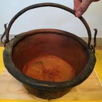 Paiolo in rame antico