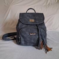 Zainetto grigio melange nuovo