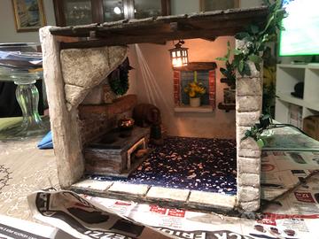 Ambientazione presepe per personaggi 8/10 cm