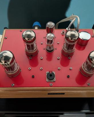 Amplificatore cuffia valvolare OTL 6080 6sn7