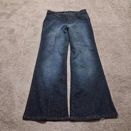 Vintage 2000s jeans donna Flared low waist 