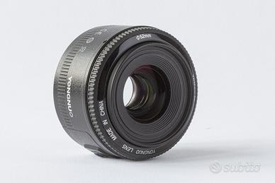 Yongnuo 35mm f2 attacco Canon
