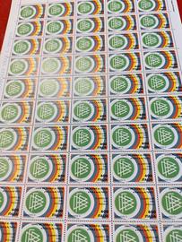 Foglio 50 francobolli Germania campione del mondo 