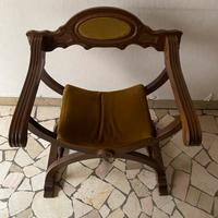Sedia Savonarola vintage