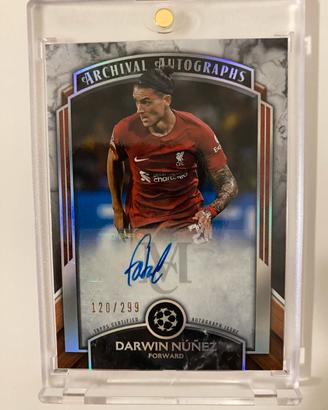 DARWIN NUNEZ -  LIVERPOOL FC   Autograph 120/299
