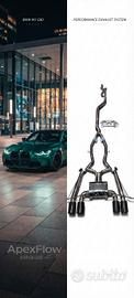 Scarico BMW M3 M4 g80 g82 ApexFlow Valvetronic 