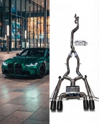 Scarico BMW M3 M4 g80 g82 ApexFlow Valvetronic 