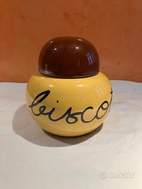 Biscottiera ceramica Rometti vintage
