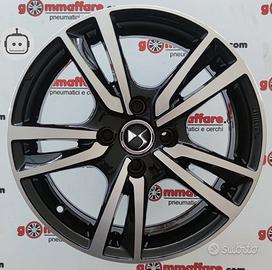 4 cerchi lega citroen c3 c4 ds3 r15 lt2235