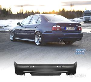 PARAURTI POSTERIORE BMW E39 LOOK M5 PDC DOPPIA USC