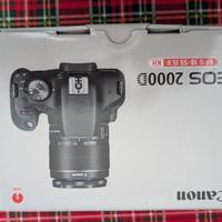 Canon EOS 2000D + 18-55 IS II Kit + Treppiede 