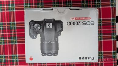 Canon EOS 2000D + 18-55 IS II Kit + Treppiede 