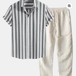 Completo uomo pantaloni e camicia Parijanne