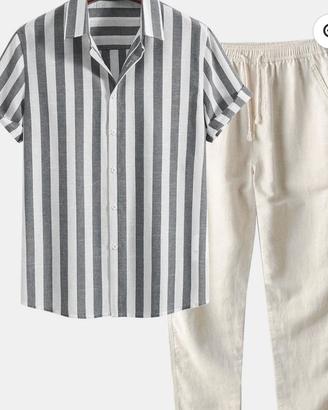 Completo uomo pantaloni e camicia Parijanne
