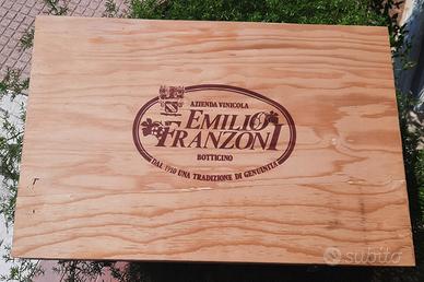 Cassetta porta bottiglie di vino Emilio Franzoni
