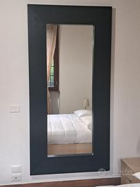 Specchio Noce Scuro Figura Intera