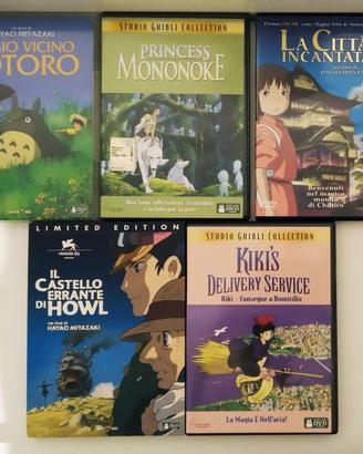 Hayao Miyazaki 7 DVD (uno doppio)