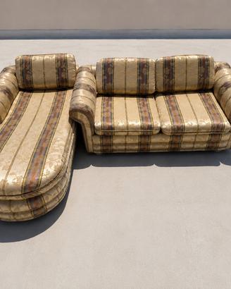 Divano letto 2 posti con chaise longue