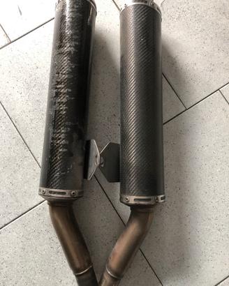 TERMINALI MARVING SCARICO CARBONIO MONSTER