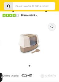 toilette gatto chiusa 