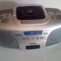 RADIO AIWA CON CD E CASSETTE