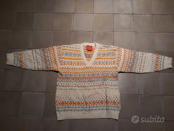 Maglione scollo a V lana FOXHOUND M