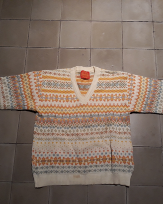 Maglione scollo a V lana FOXHOUND M