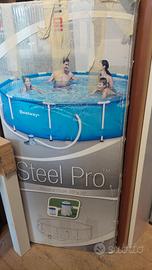 piscina + pompa a sabbia