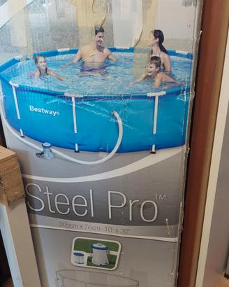 piscina + pompa a sabbia