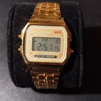Orologio Digitale Dorato
