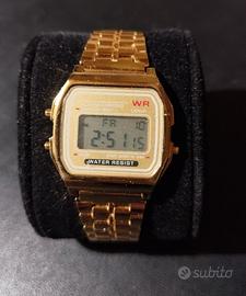 Orologio Digitale Dorato