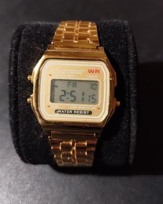 Orologio Digitale Dorato