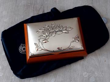 PORTAGIOIE / PORTAGIOIELLI IN LEGNO E ARGENTO