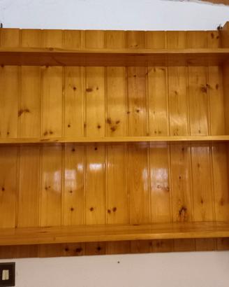 Credenza a parete in pino russo