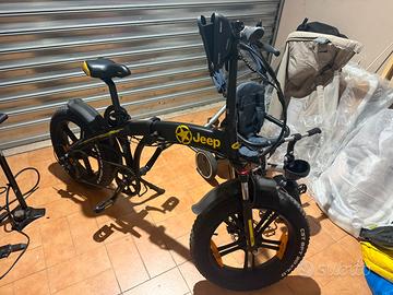 Fat bike ebike jeep piegabile bici elettrica