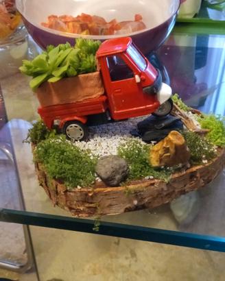 Ape car del fioraio