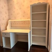 Scrivania e libreria