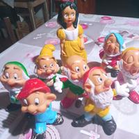 Biancaneve e i sette nani modellini
